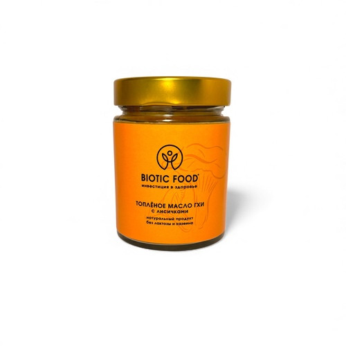 Топленое масло гхи с лисичками 0,200 кг